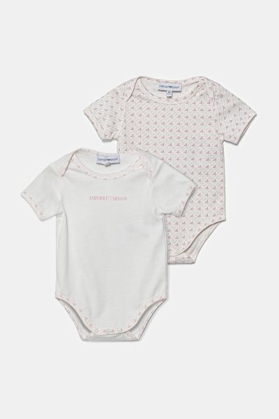 Emporio Armani  body din bumbac pentru bebelusi 2-pack