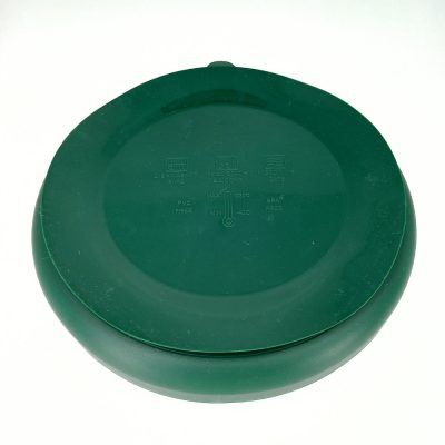Farfurie rotunda din silicon compartimentata Coccorito Dark Green