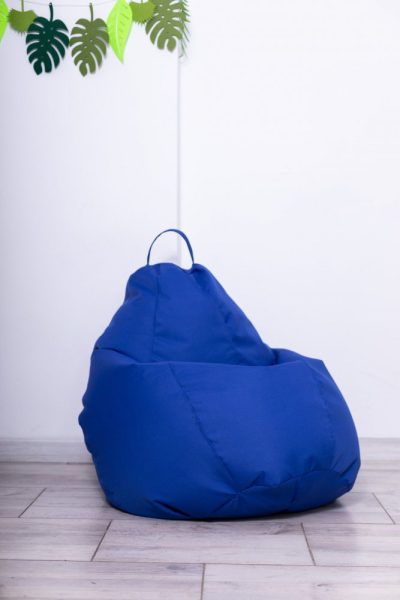 Fotoliu puf Bean bag albastru XXL fara husa interioara