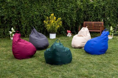 Fotoliu puf Bean bag verde XXL fara husa interioara