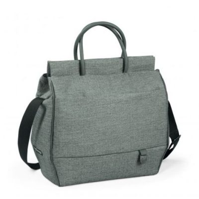 Geanta carucior Peg Perego City Grey, Gri   Alb