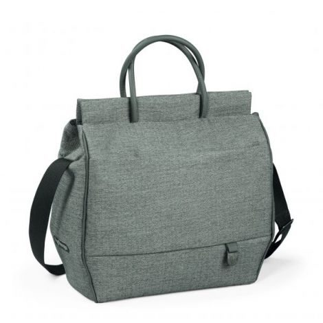 Geanta carucior Peg Perego City Grey, Gri   Alb