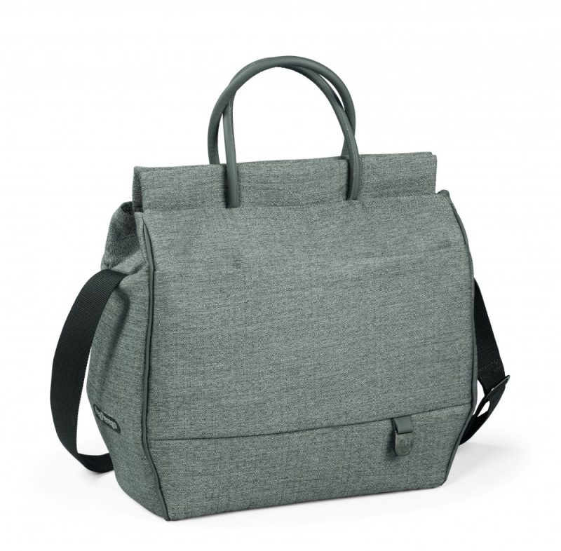 Geanta carucior Peg Perego City Grey Gri  Alb