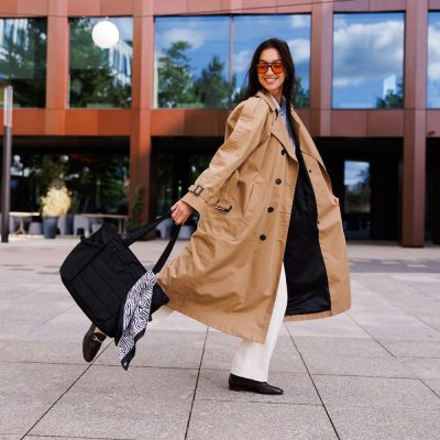 Geanta mamicii Babyono Camy Negru pentru carucior