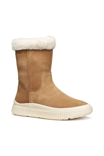 Geox  pantofi de iarnă din nubuc pentru copii LAQUINNY