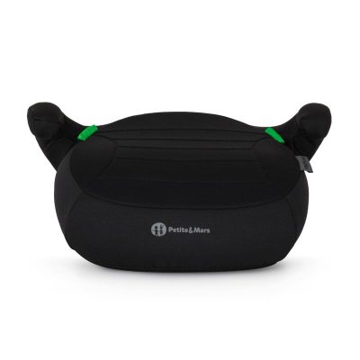 Inaltator auto pentru copii PetiteMars Zuno Negru i-Size, 125-150 cm, 22-36 kg, forma ergonomica, husa detasabila