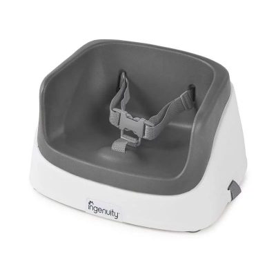 Inaltator scaun masa, Ingenuity, SmartClean, Cu centura in 3 puncte, 6 luni+, Gri