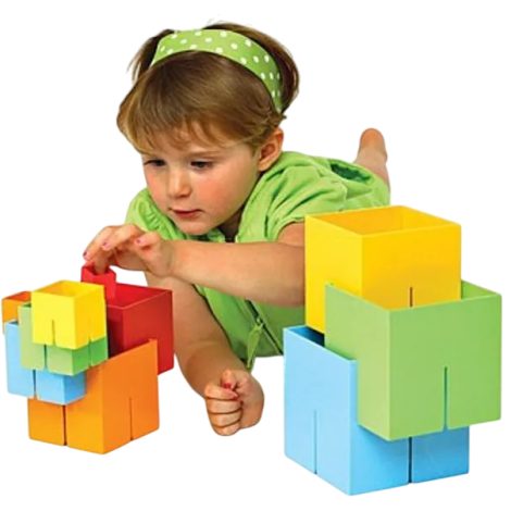 Joc de constructie Cuburi DADO Original - Fat Brain Toys