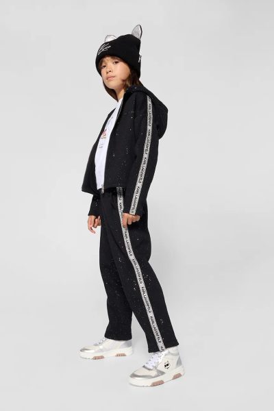 Karl Lagerfeld  pantaloni de trening pentru copii cu bumbac