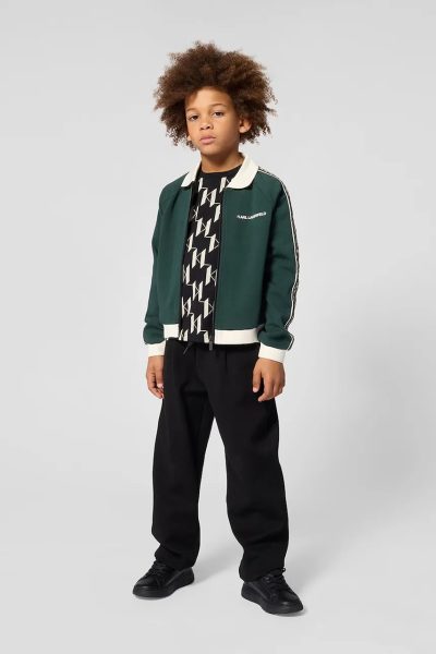 Karl Lagerfeld  pantaloni pentru copii cu bumbac