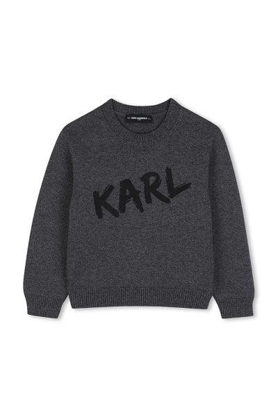 Karl Lagerfeld  pulover pentru copii cu amestec de lână