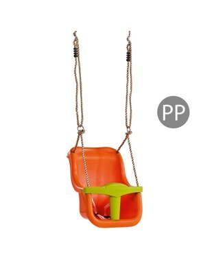 Leagan Baby Seat Luxe orangelime green franghie PP 10