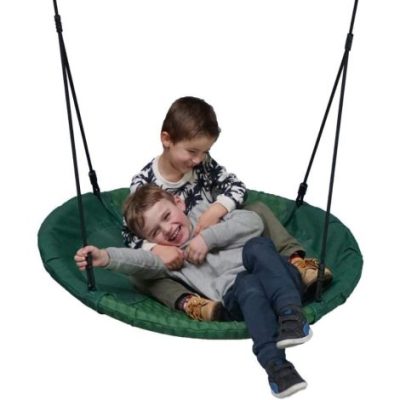 Leagan copii tip cuib, Winkoh, diametru 100 cm, verde inchis, KBT 196.001.004.001