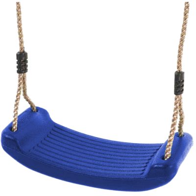 Leagan pentru copii din plastic HDPE rezistent la intemperii albastru KBT