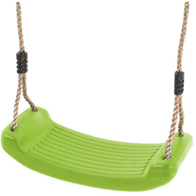 Leagan pentru copii din plastic HDPE rezistent la intemperii verde lime KBT