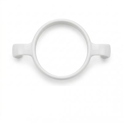 Maner ergonomic si pai pentru biberon 300 ml Mombella Breast Like Ivory