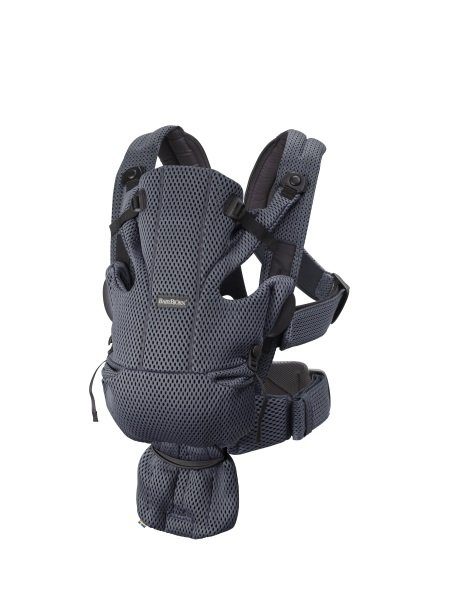 Marsupiu anatomic Move Antracit 3D Mesh