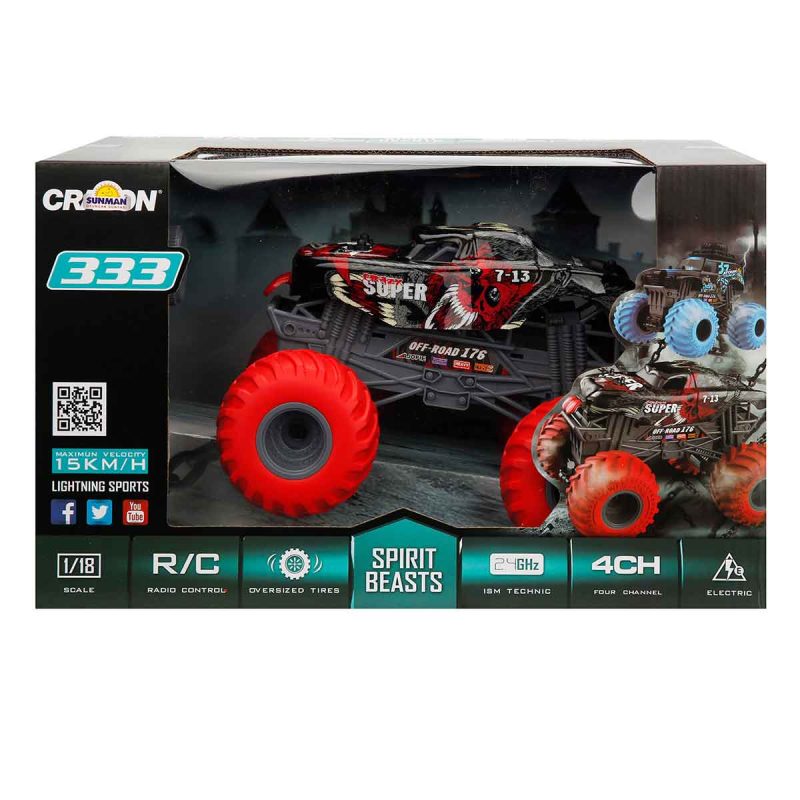 Masinuta cu telecomanda, Crazon, Spirit Beasts Beetle, 1:18