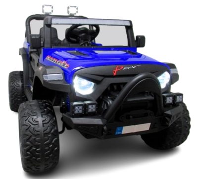 Masinuta electrica cu telecomanda pentru copii R-Sport X16 Albastru 110x70x68 cm, varsta 1-5 ani, roti Eva, scaun din piele Eco, putere 90W