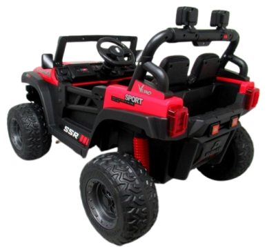 Masinuta electrica cu telecomanda pentru copii R-Sport X16 Rosu 110x70x68 cm, varsta 1-5 ani, roti Eva, scaun din piele Eco, putere 90W