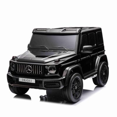 Masinuta electrica pentru 2 copii Mercedes G63, 4x4, 800W, 24V-14Ah, cu Mp3, neagra