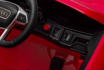 Masinuta electrica pentru copii Audi E-tron GT Red 70W cu echipare premium si licenta, oglinzi retrovizoare, scaun din piele, roti din spuma eva,lumini LED,centura de siguranta,mufa MP3,slot usb,card microSD,bluetooth