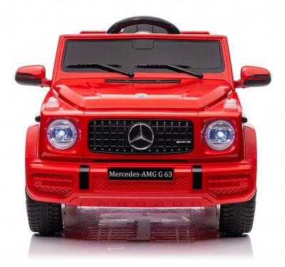 Masinuta electrica pentru copii cu licenta Mercedes Benz AMG G63 Red cu telecomanda 2.4G, 2 motoarex35w, deschidere usi,lumini LED,suspensii, volan cu functii, pornire la buton