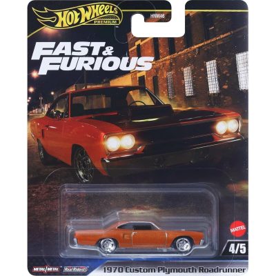 Masinuta Fast and Furious, Hot Wheels, 1970 Plymouth Roadrunner, JBL87