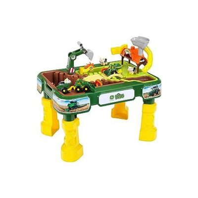 Masuta de joaca cu apa si nisip 2 in 1 - Ferma John Deere