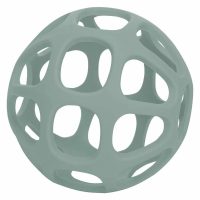 Minge, Free2Play, Pentru dentitie, Moale, Din silicon alimentar, Fara BPA, Dezvolta abilitatile motorii si coordonarea ochi-mana, Usor de curatat, Diametru 11 cm, 0 luni+, Green