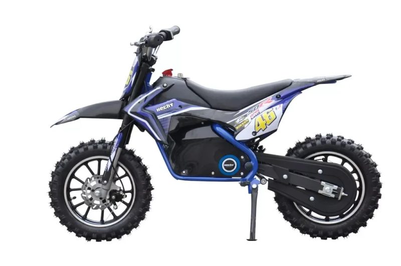 Motocicleta electrica pentru copii Kinder Eco Ghepard 500W 36V, culoare albastra