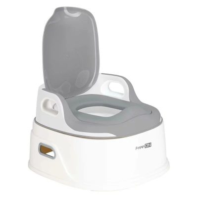 Olita 3 in 1, FreeON, Utilizata atat ca olita, Adaptor pentru toaleta cu manere laterale, Inaltator