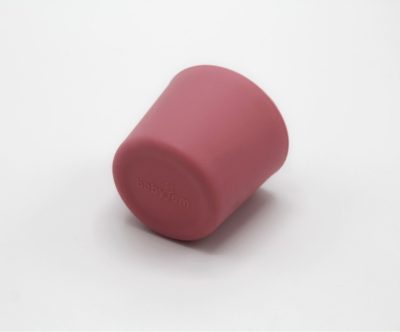 Pahar BabyJem din silicon pentru diversificare Roz