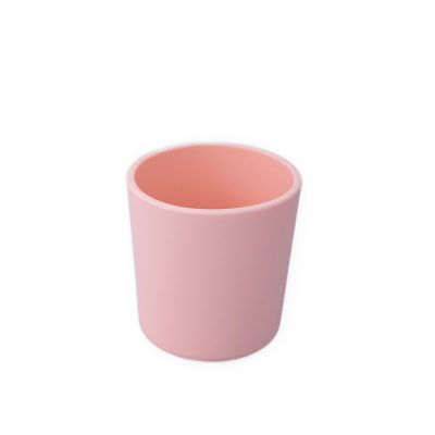 Pahar Oaki din silicon pentru copii 180ml Roz pal