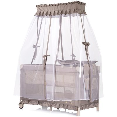 Patut pentru copii Chipolino Palace Bear beige pliabil