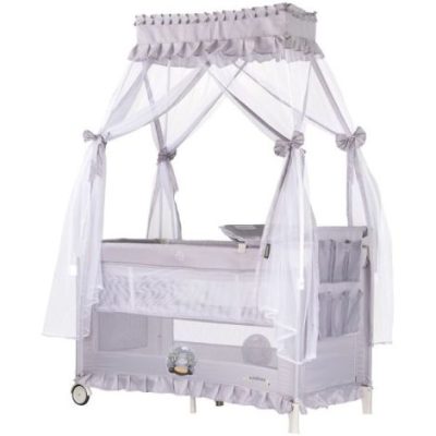 Patut pliabil Chipolino Palace Hippo grey