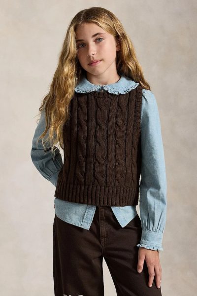 Polo Ralph Lauren  vestă pentru copii din bumbac