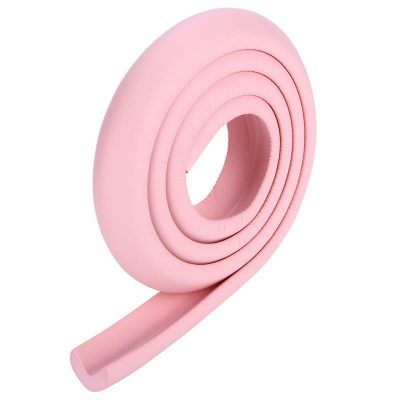 Rola protectie multifunctionala pentru margini si muchii Cangaroo Soft Guard Roz din spuma autoadeziva 2m,utilizare pe blaturi, mese, dulapuri, scari, mobilier