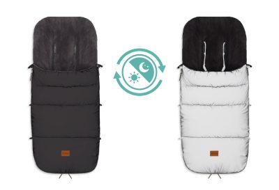 Sac de iarna reflectorizant pentru carucior Kinley black Fillikid