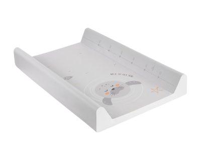 Saltea infasat soft KikkaBoo 80x50cm Seally Me cu suprafata impermeabila,taliometru incorporat,curatare usoara,contur lateral inalt pentru siguranta suplimentara
