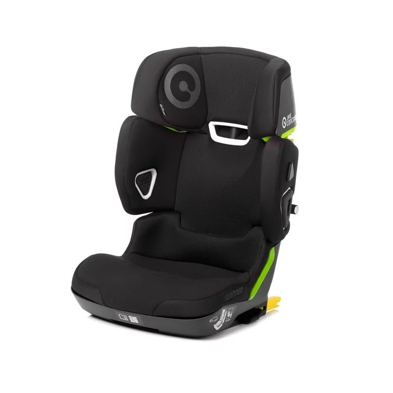 Scaun auto, Jane, iWinner, I-Size, 100-150 cm, 4-12 ani, Cu isofix, Conform cu ECE R129, Design sport, Matt Black