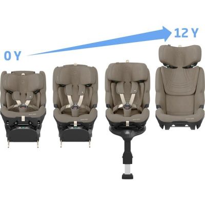 Scaun auto pentru copii Maxi-Cosi Pearl XL Slide Pro Authentic Black 61-150 cm