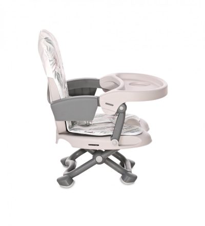Scaun de masa Ego Plus Booster pliabil si reglabil Grey Parrots