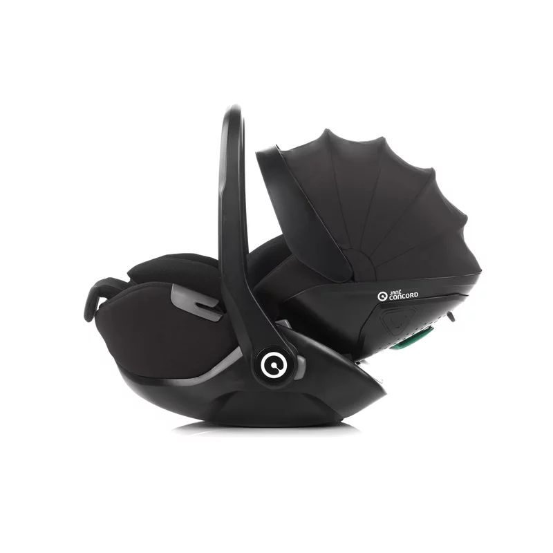 Scoica auto copii, Jane, i-Size Kombibaby, 40-87 cm, Lie Flat, 3 pozitii de inclinare, Conform cu ECE R129, Matt Black