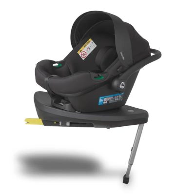 Scoica auto I-Size si baza rotativa Isofix, Coccolle Knox, Black