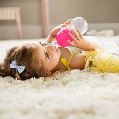 Set 2 cani Any Angle Click Lock Munchkin cu pai flexibil 296ml 12L+ pink