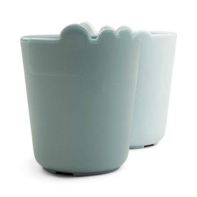 Set 2 pahare mici Done by Deer Kiddish Croco Blue 100 ml
