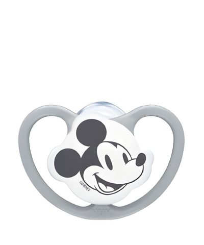 Set 2 suzete din silicon NUK Space Disney Mickey Daisy M2 6-18 luni