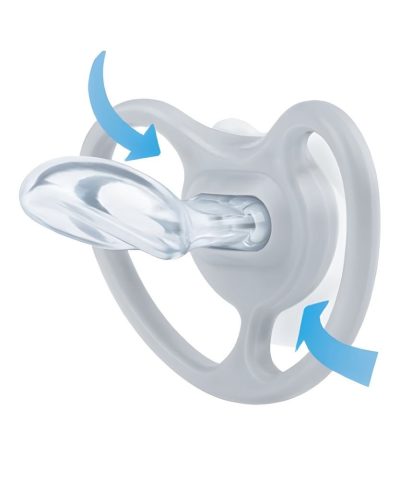 Set 2 suzete din silicon Nuk Space M2 6-18 luni leu