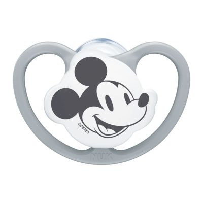 Set 2 suzete NUK Space Disney Mickey silicon M1 0-6 luni